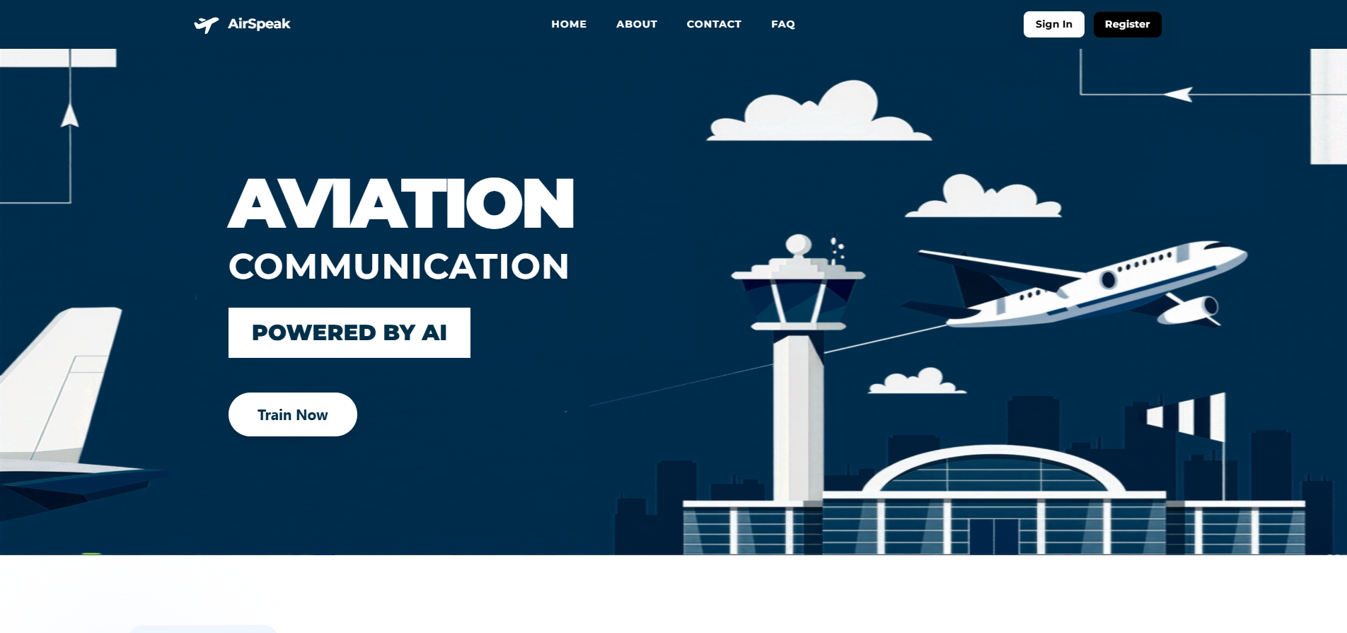 AirSpeak website preview image