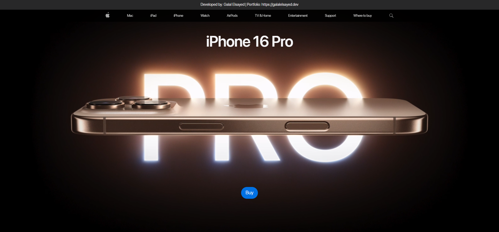 iPhone16 Clone website preview image